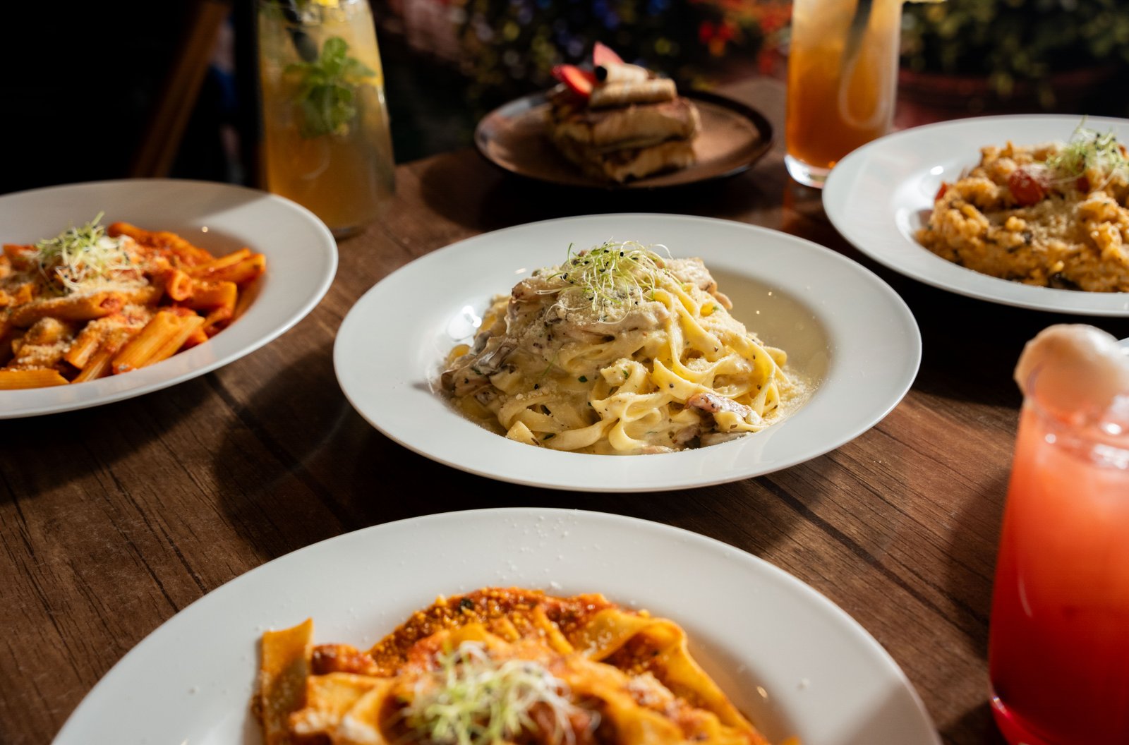 Fettuccine Pollo Fungi
