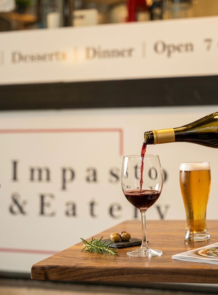 Wood-fired pizza at Impasto & Eatery Normanhurst